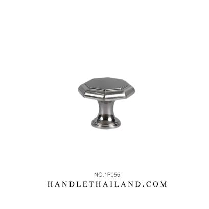 ปุ่มจับ นิกเกิลปัดแฮร์ไลน์ (ซิงค์) 31x25 mm.