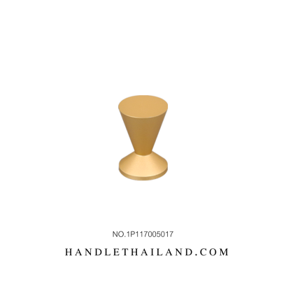 ปุ่มจับ สีทองด้าน อลู 17.5x25 mm.