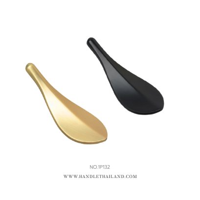 ปุ่มจับ ซิ้งค์อัลลอยด์ สีดำด้าน, ทองแฮร์ไลน์ (32 mm.) | 1P132