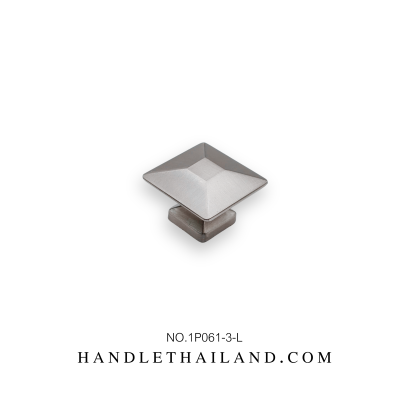 ปุ่มจับ (ซิงค์) นิกเกิลปัดแฮร์ 35x35x25 mm. 1P061-3-L