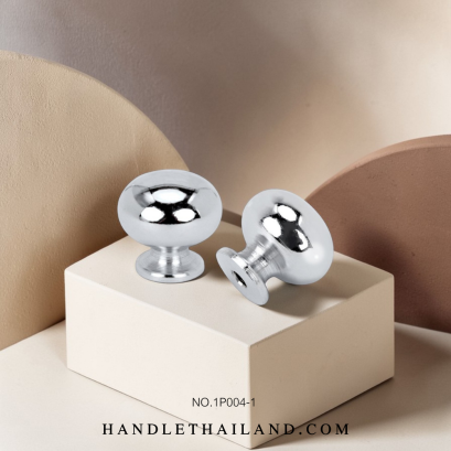 ปุ่มจับ (ซิงค์) โครเมี่ยม 20x19 mm. 1P004-1