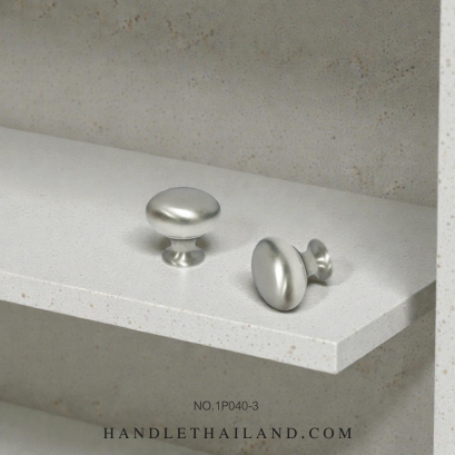 ปุ่มจับ (ซิงค์) นิกเกิลปัดแฮร์ไลน์ 25x24 mm. 1P040-3