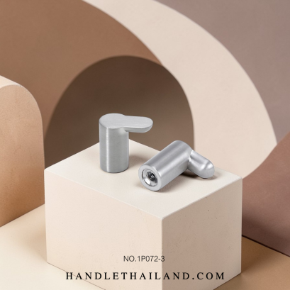 ปุ่มจับ (ซิงค์) นิกเกิลปัดแฮร์ไลน์ 20x20 mm. 1P072-3