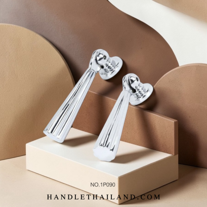 ปุ่มจับ (ซิงค์) สีโครเมี่ยม 15 mm.1P090-1