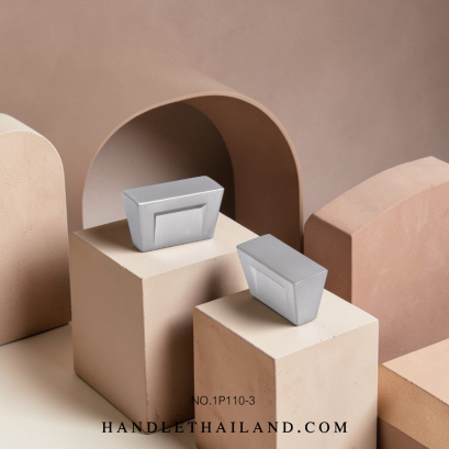 ปุ่มจับ (ซิงค์) นิกเกิลปัดแฮร์ไลน์ 30x18 mm. 1P110-3