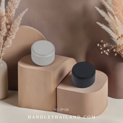 ปุ่มจับ (ซิงค์) สีดำ,ซาติน 30 mm. 1P129