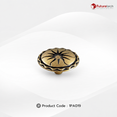 Futuretech มือจับเฟอร์นิเจอร์, มือจับตู้, ปุ่มจับลิ้นชัก วัสดุซิงค์ รุ่น 1PA019