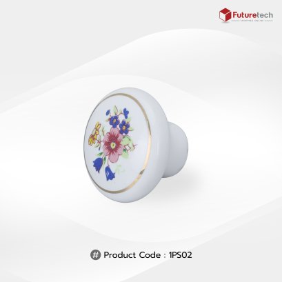 ปุ่มจับ (เซรามิก) 38x27 mm. 1PS02