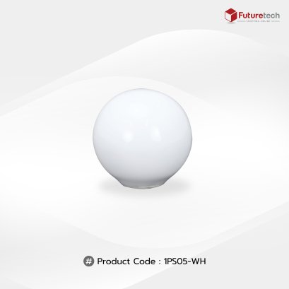 ปุ่มจับ (เซรามิก) สีขาว 32x31x15 mm. 1PS05-WH