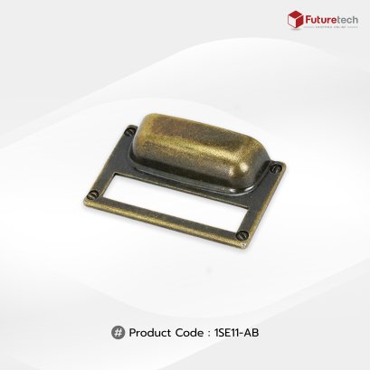 Futuretech มือจับเฟอร์นิเจอร์, มือจับตู้, มือจับเปลือกหอย วัสดุซิงค์ รุ่น 1SE11