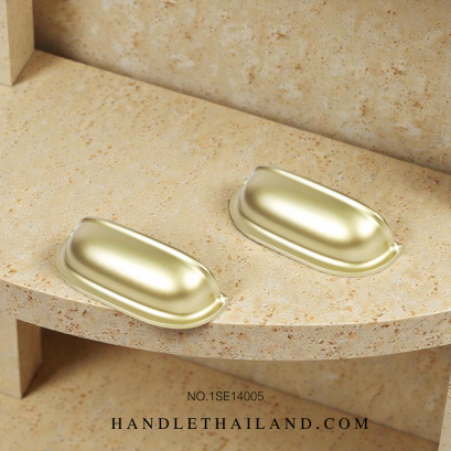 มือจับ (ซิงค์) สีทองด้าน 64x88 mm. 1SE14005