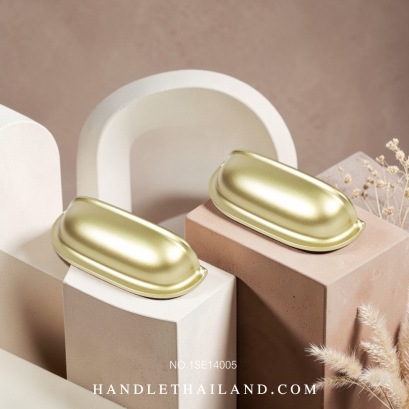 มือจับ (ซิงค์) สีทองด้าน 64x88 mm. 1SE14005