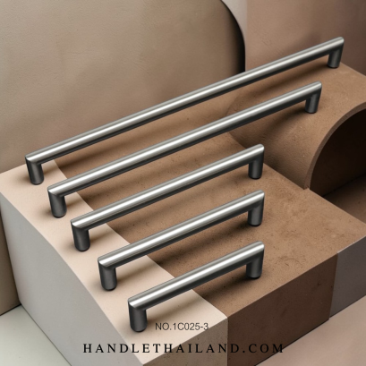 มือจับ (ซิงค์) นิกเกิลปัดแฮร์ไลน์ size 128,160,256 mm. 1C025-3