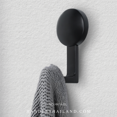 ขอเกี่ยว (ซิงค์) สีดำ 45x96 mm. HK14