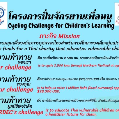 โครงการปั่นจักรยานเพื่อหนู