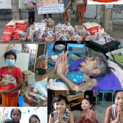 โครงการชุดยังชีพและเงินสด 100 ชุด