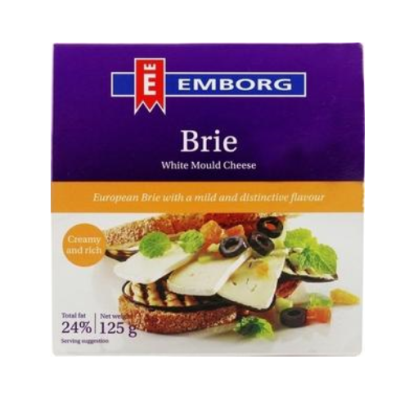 Brie cheese 125 grams.