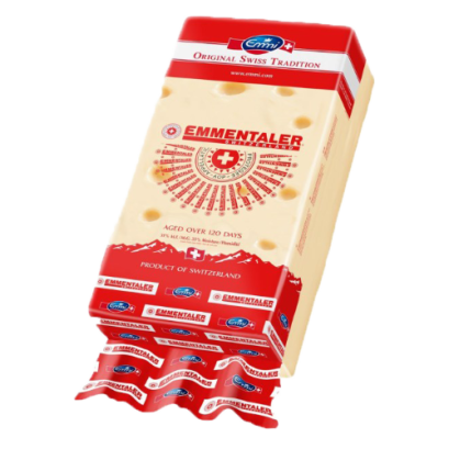 Swiss emmental cheese