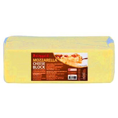 Mozzarella cheese block 1 kg. ( Dairy gold )