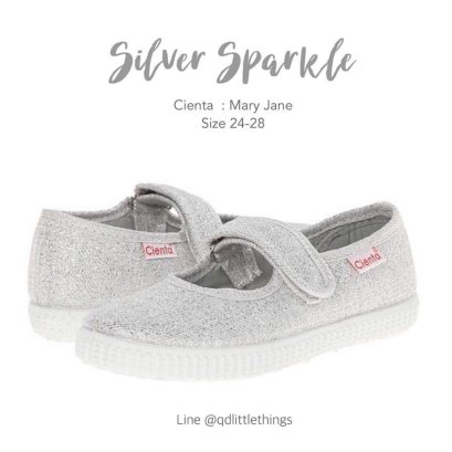 Cienta - Mary Jane ( Silver Sparkle )