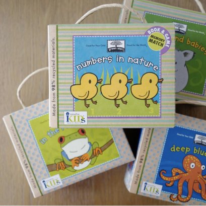 Innovative Kids - Memory card game & book set