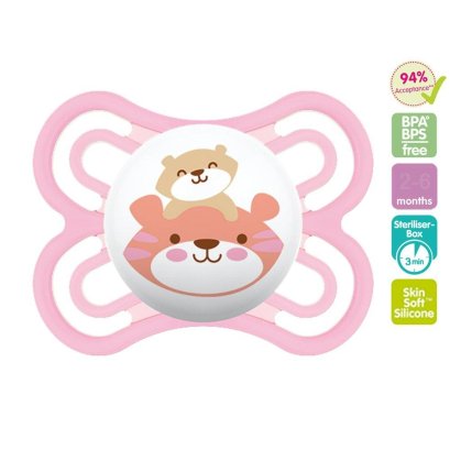 MAM - จุกหลอก รุ่น Perfect 2-6m พร้อมกล่อง Self Sterilising Travel Case