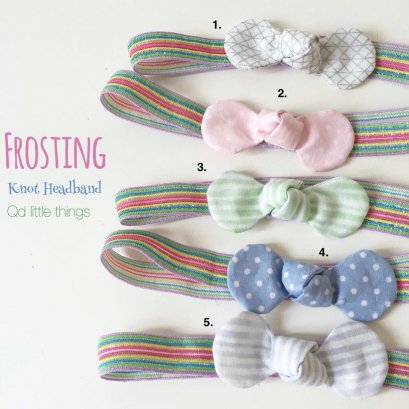 Qd Headband : Knot ( Frosting )