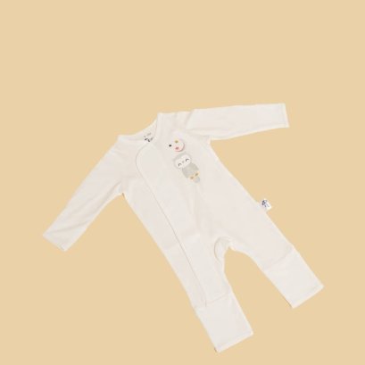 Snow Owl - Romper ชุดหมี แขนยาว ขายาว ลาย OWL