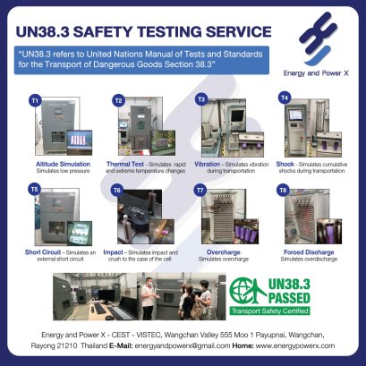 Announcing UN 38.3-Compliant Battery Testing at Energy and Power X! ️