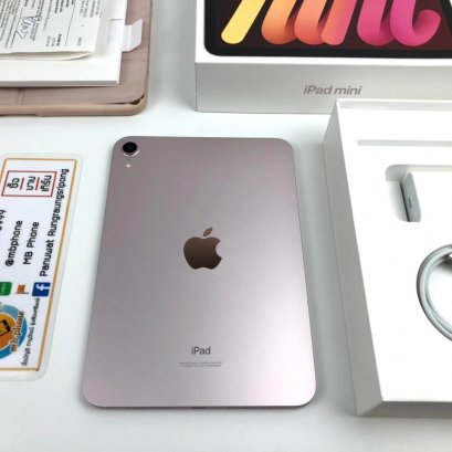 (ขาย) iPad Mini 6 สีชมพู 256GB Wifi ประกันยาว 16,900
