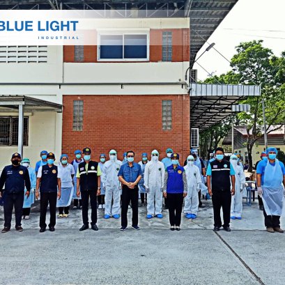 ตรวจคัดกรองเชิงรุกในพนักงานต่างด้าว 100%