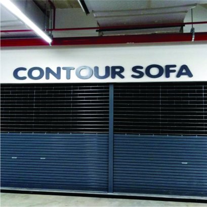 ตัวอักษรพลาสวูดหนา 10 มิล ทำสี