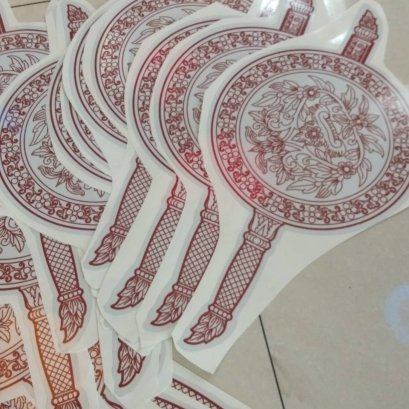 สติ๊กเกอร์สะท้อนแสงโลโก้ตำรวจ