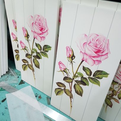 พิมพ์ UV บนแผ่นไม้