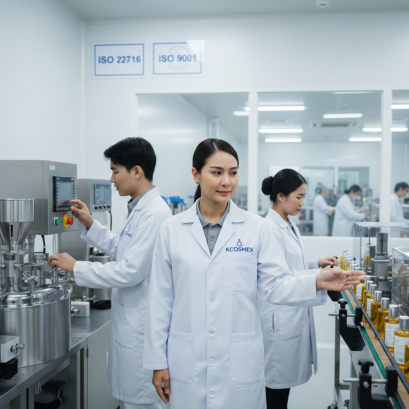 ทำแบรนด์ Body Oil อย่างมืออาชีพกับ Kcosmex โรงงานมาตรฐาน ISO 22716 ระดับสากล