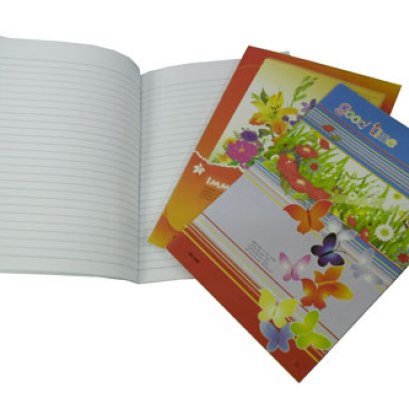 สมุดปกอ่อน (ปกมัน พิมพ์4สี อาบมัน )