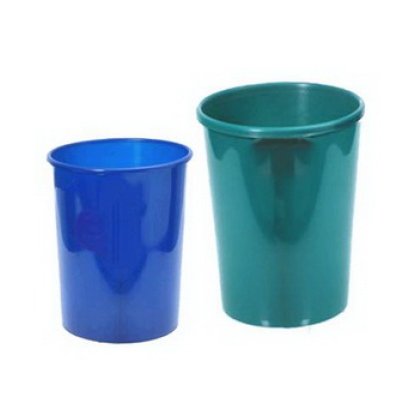 ถังผงกลม-เรียบ ไม่มีฝา