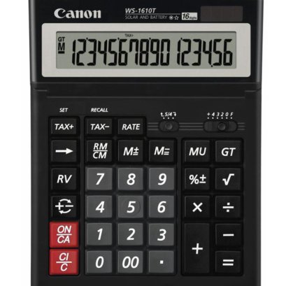 เครื่องคิดเลขCANON รุ่น WS-1610T 16 หลัก