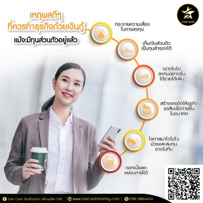 เหตุผลดีๆ กู้เงินลงทุนดีกว่าใช้เงินตัวเองอย่างไร