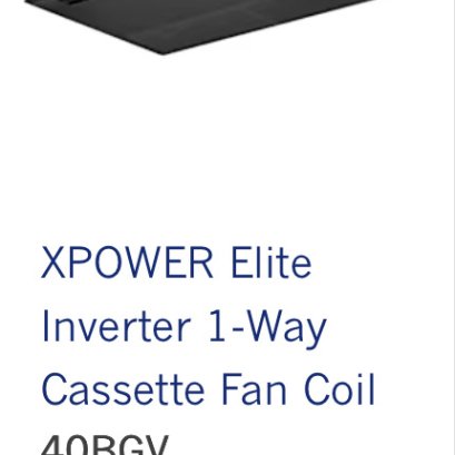 40BGV ฝังฝ้ากระจายลม 1 ทิศทาง อินเวอร์เตอร์