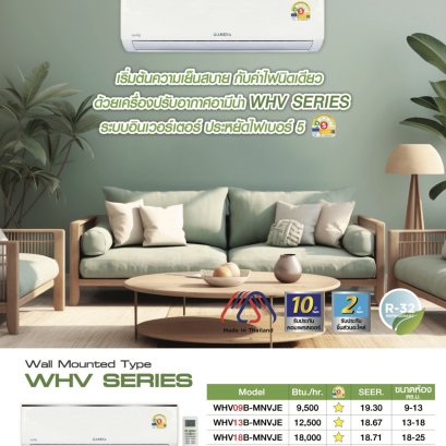 WHV  SERIES ติดผนัง อินเวอร์เตอร์