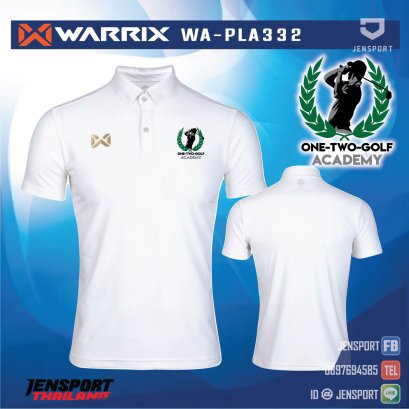 ONE-TWO-GOLF ACADEMY Warrix WAPLA332 สีขาว