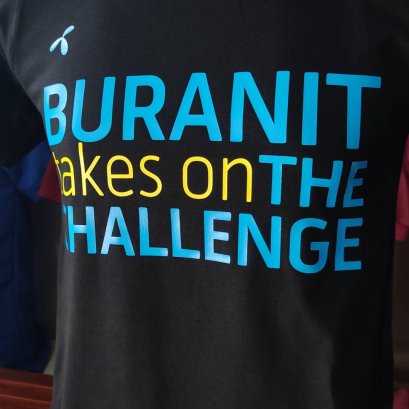 งานเสื้อยืด ติดเฟล็ก สีตรงเป๊ะ ตามแพนโทน