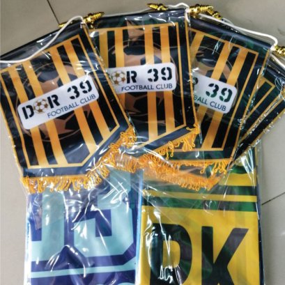 ผลิตธงแลกเปลี่ยน สำหรับทีมฟุตบอล หน่วยงานแลกองค์กร