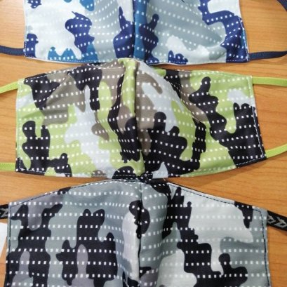 หน้ากากผ้าโพลี คุณภาพดีดี