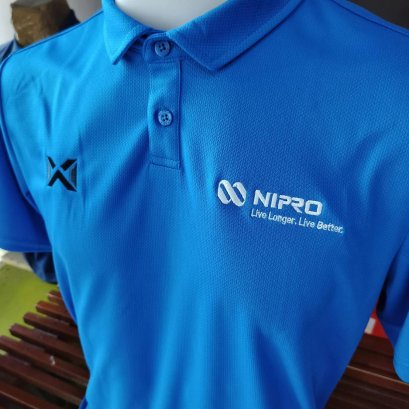 warrix - งานปักสวยๆลงบนเสื้อคอปกผ้ากีฬา