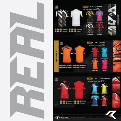 เสื้อ REAL ใหม่ สามรุ่น