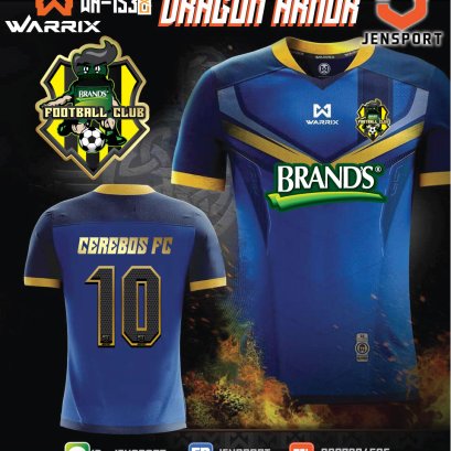 ​เสื้อ Warrix รุ่น Dragon Armor ทีม Brand Ceberos 2016 ทั้งสีแดง และสีน้ำเงิน