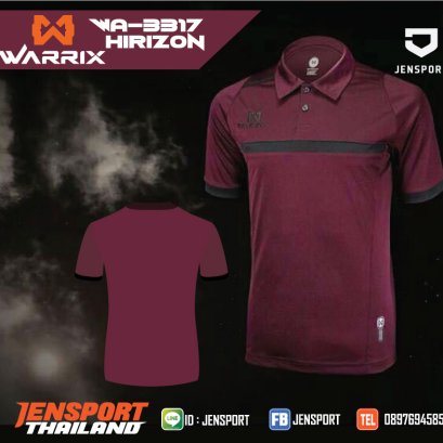 ​เสื้อฟุตบอลคอปก ใหม่ จาก WARRIX รุ่น 3317 HORIZON ราคาป้าย 299 บาท สนใจสั่งทำเป้นทีม