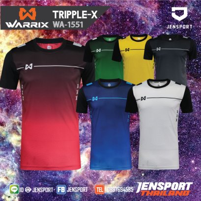 เสื้อ WARRIX รุ่น WA-1551 TRIPLE-X 2017
